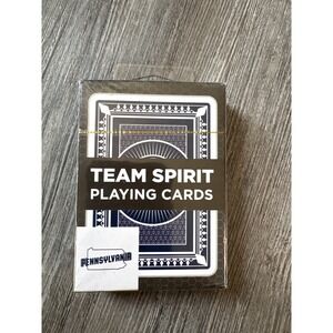 Team Spirit Playing Cards Pennsylvania State Navy Blue White New Sealed Deck